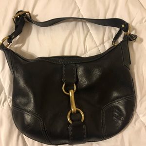 Black coach baguette